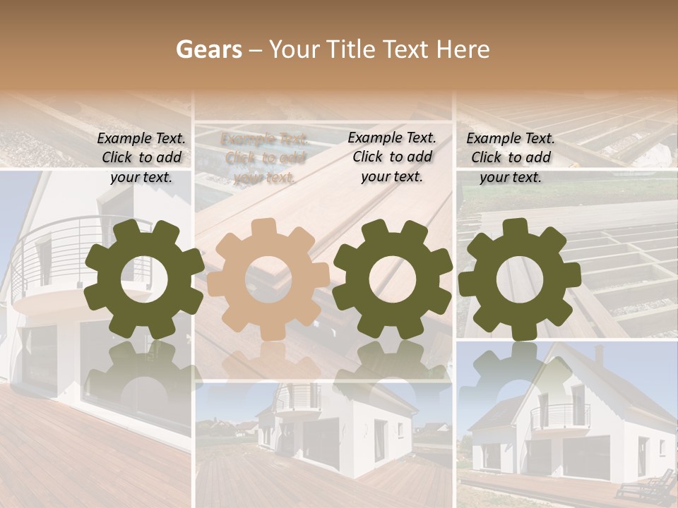 Construction Structure Pose PowerPoint Template
