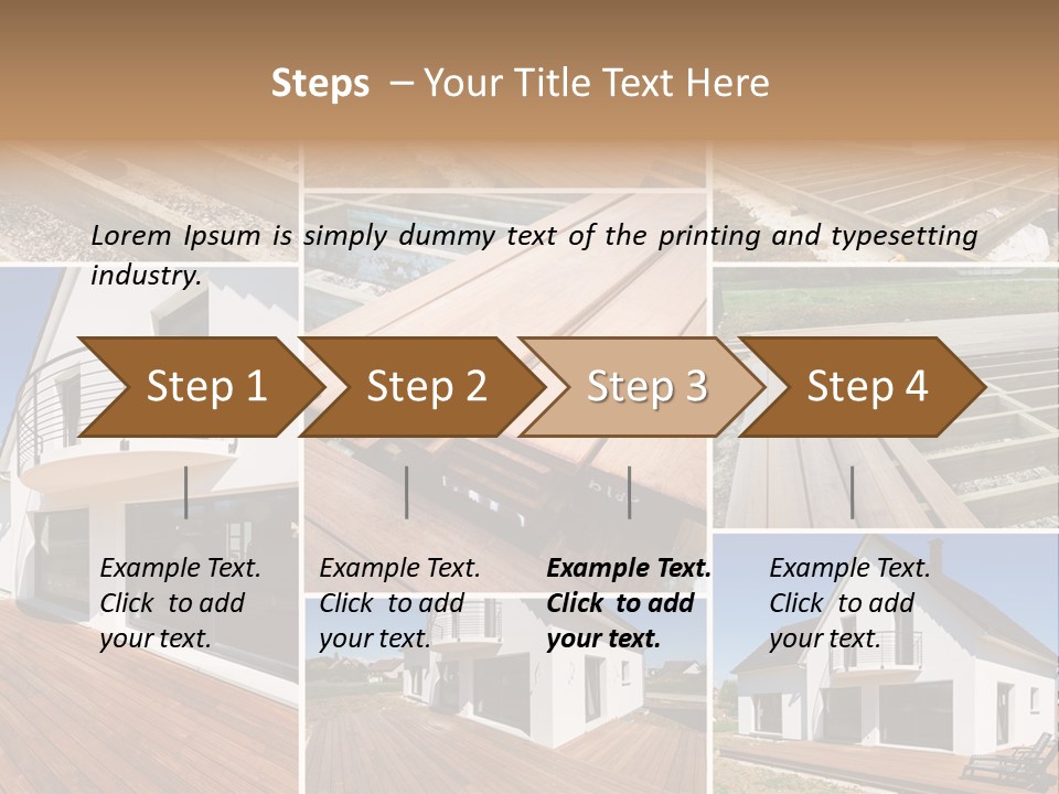 Construction Structure Pose PowerPoint Template