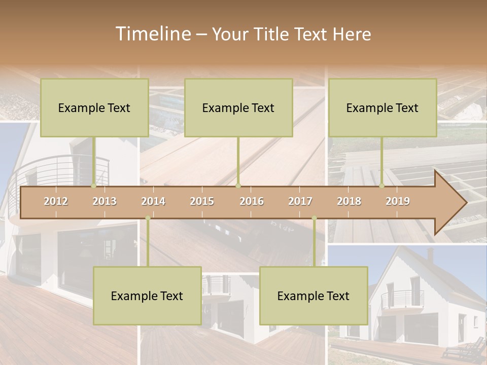 Construction Structure Pose PowerPoint Template