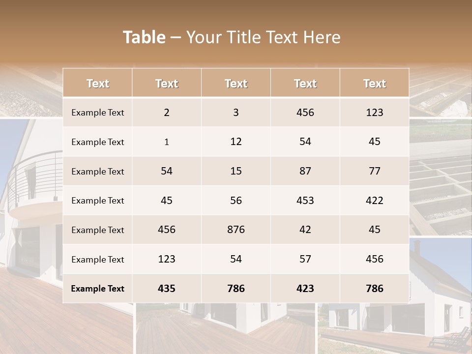 Construction Structure Pose PowerPoint Template