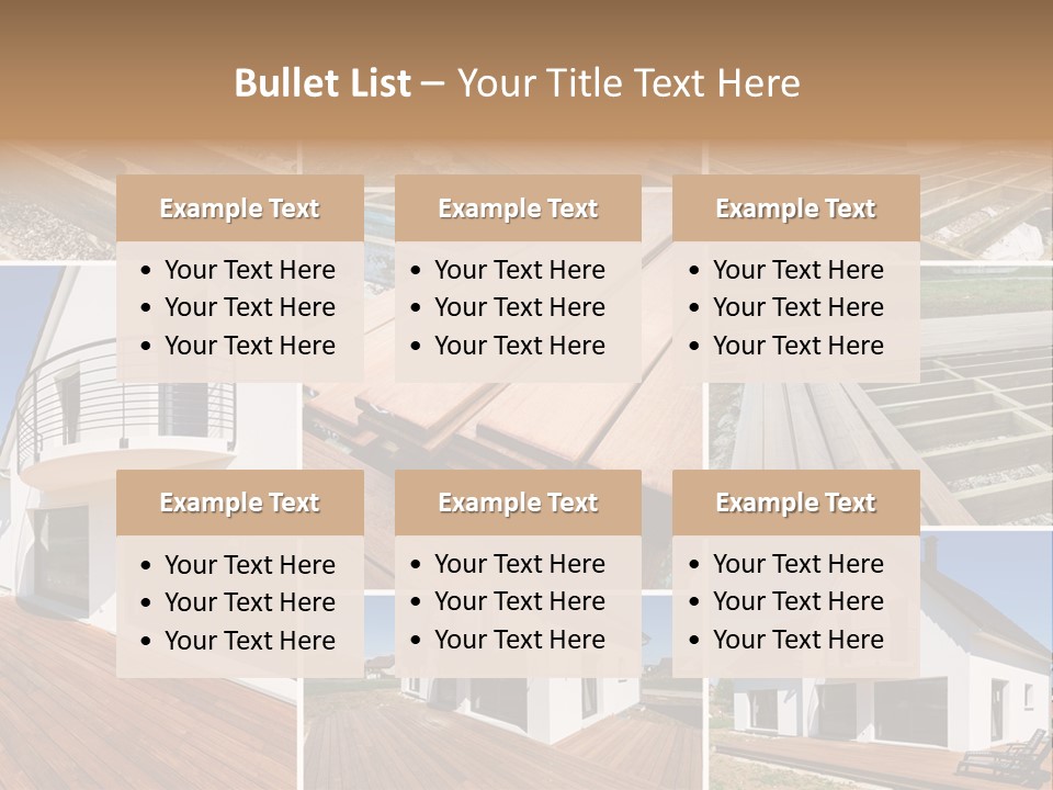 Construction Structure Pose PowerPoint Template