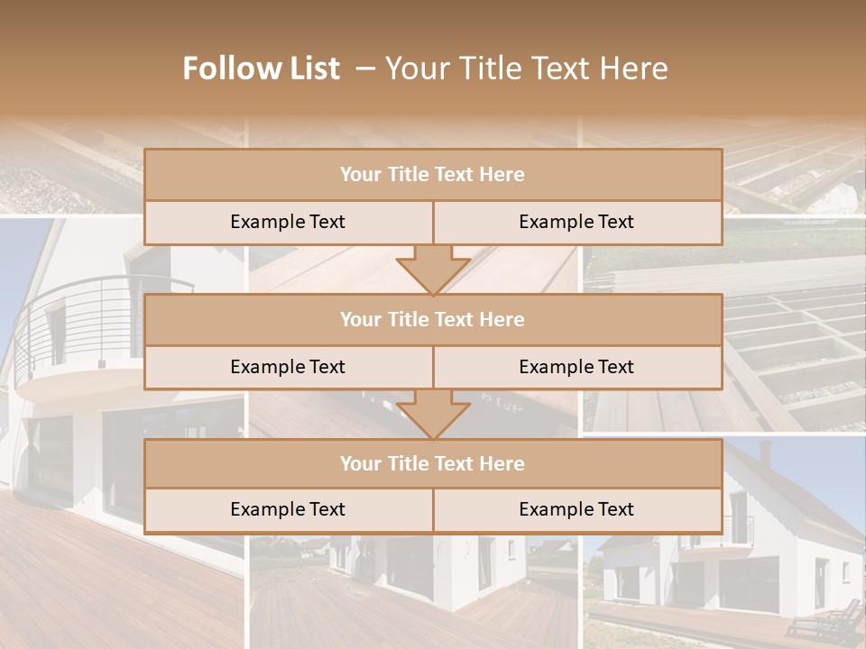 Construction Structure Pose PowerPoint Template
