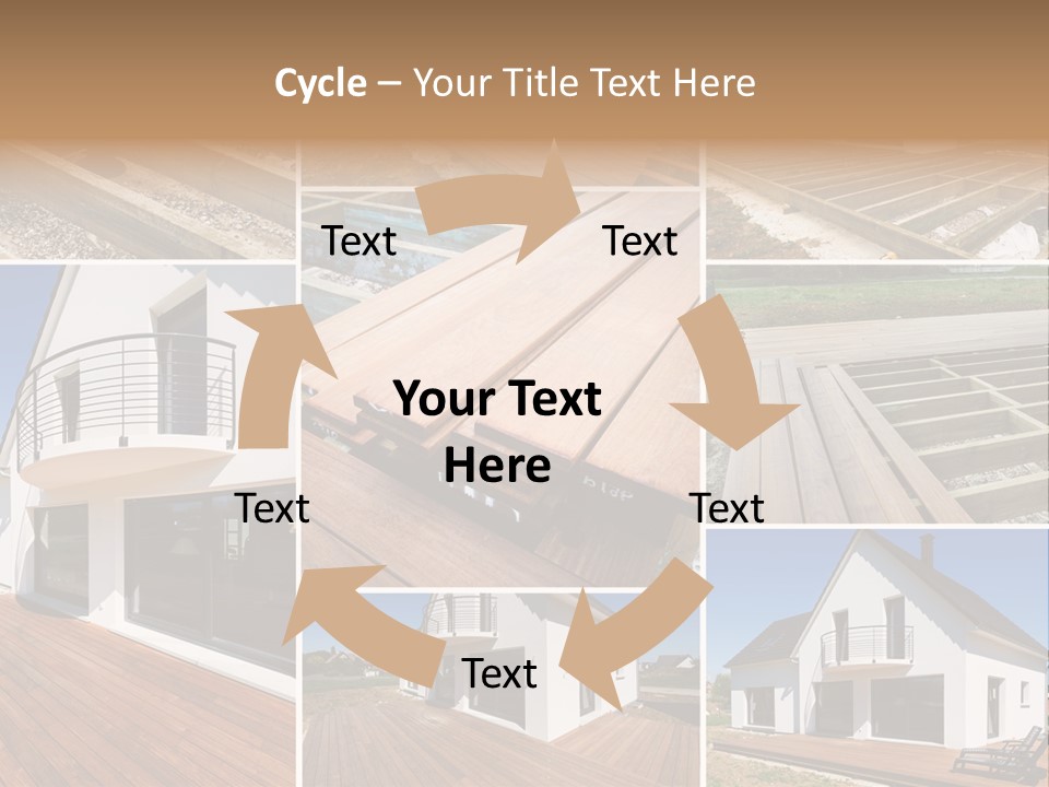Construction Structure Pose PowerPoint Template