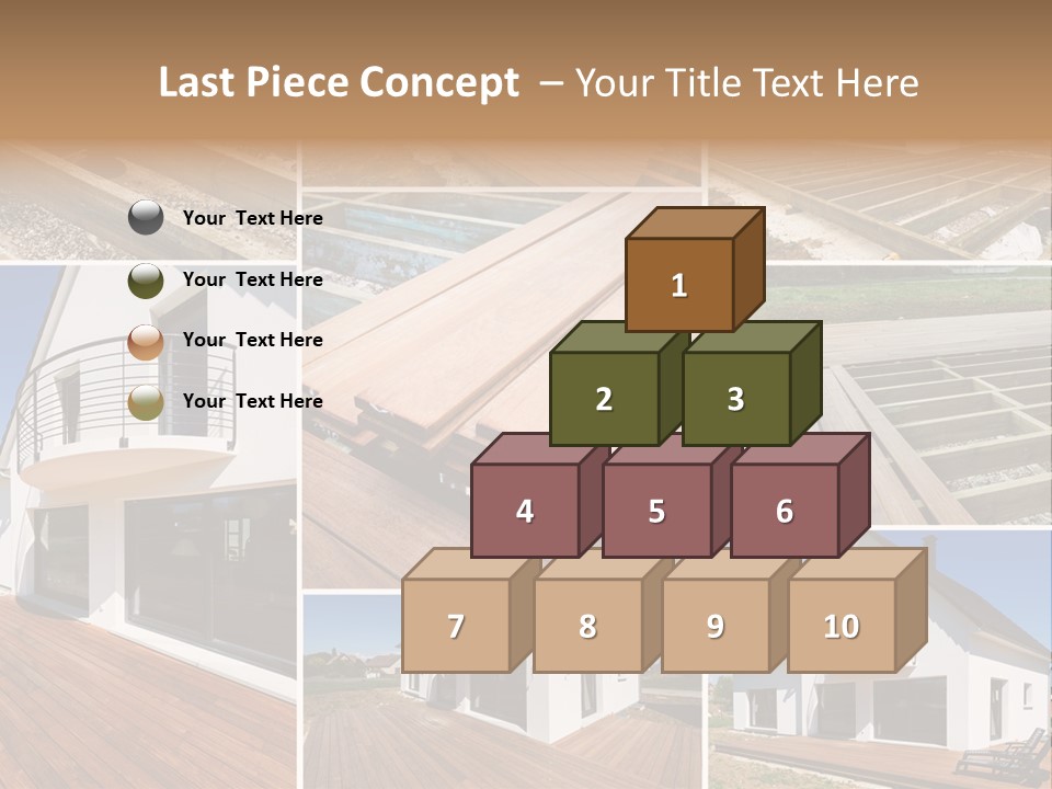 Construction Structure Pose PowerPoint Template