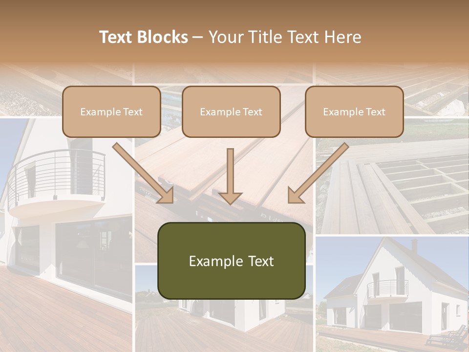 Construction Structure Pose PowerPoint Template