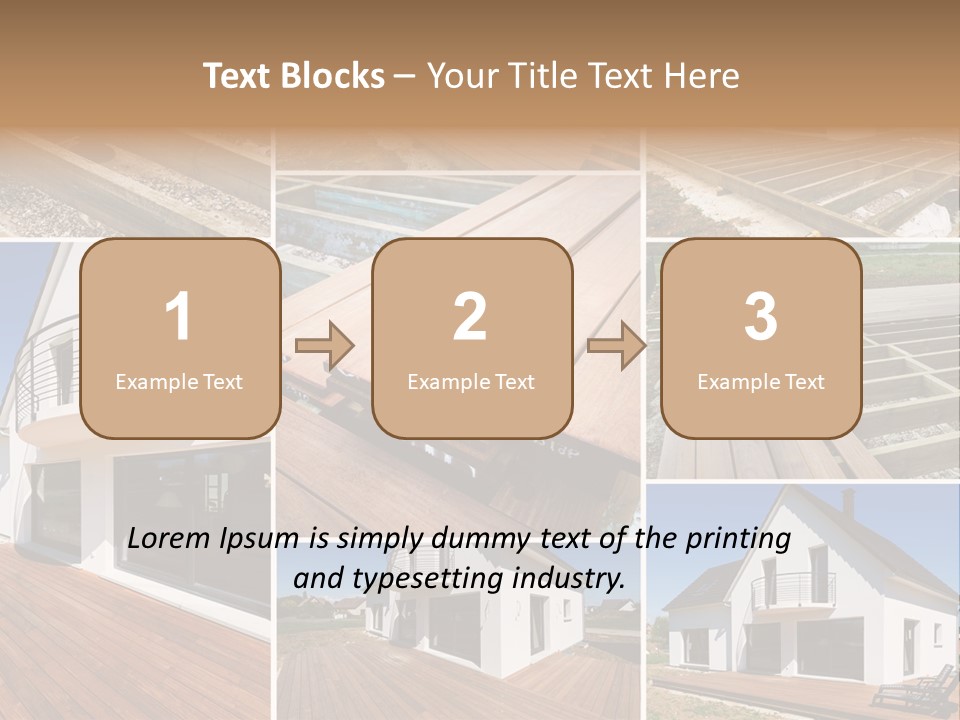 Construction Structure Pose PowerPoint Template