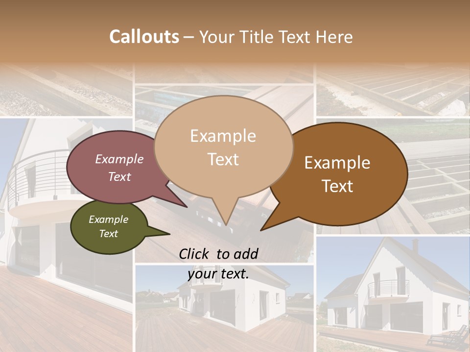 Construction Structure Pose PowerPoint Template