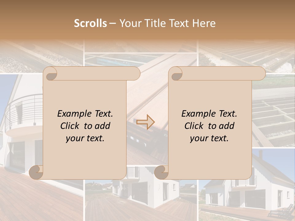 Construction Structure Pose PowerPoint Template