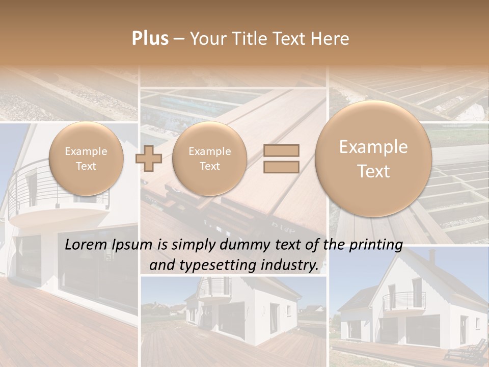 Construction Structure Pose PowerPoint Template