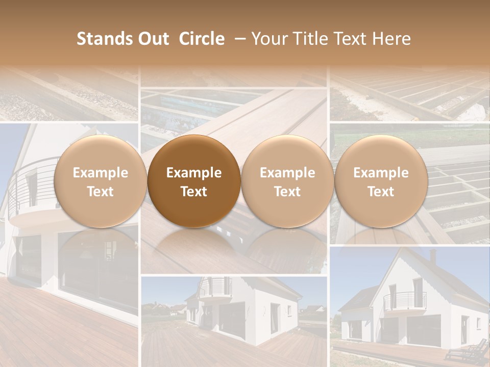 Construction Structure Pose PowerPoint Template