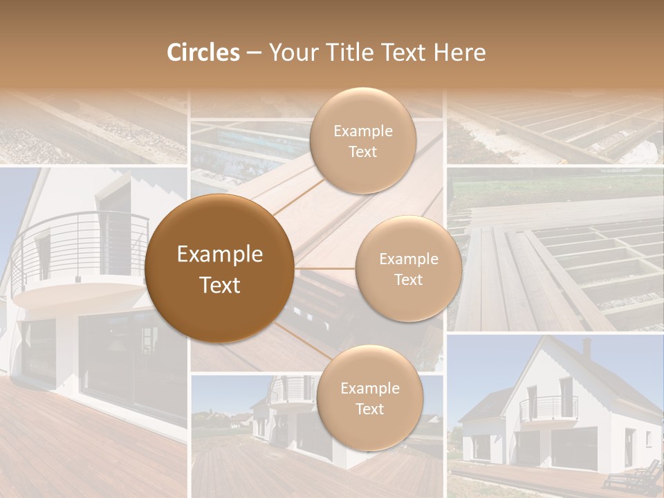 Construction Structure Pose PowerPoint Template