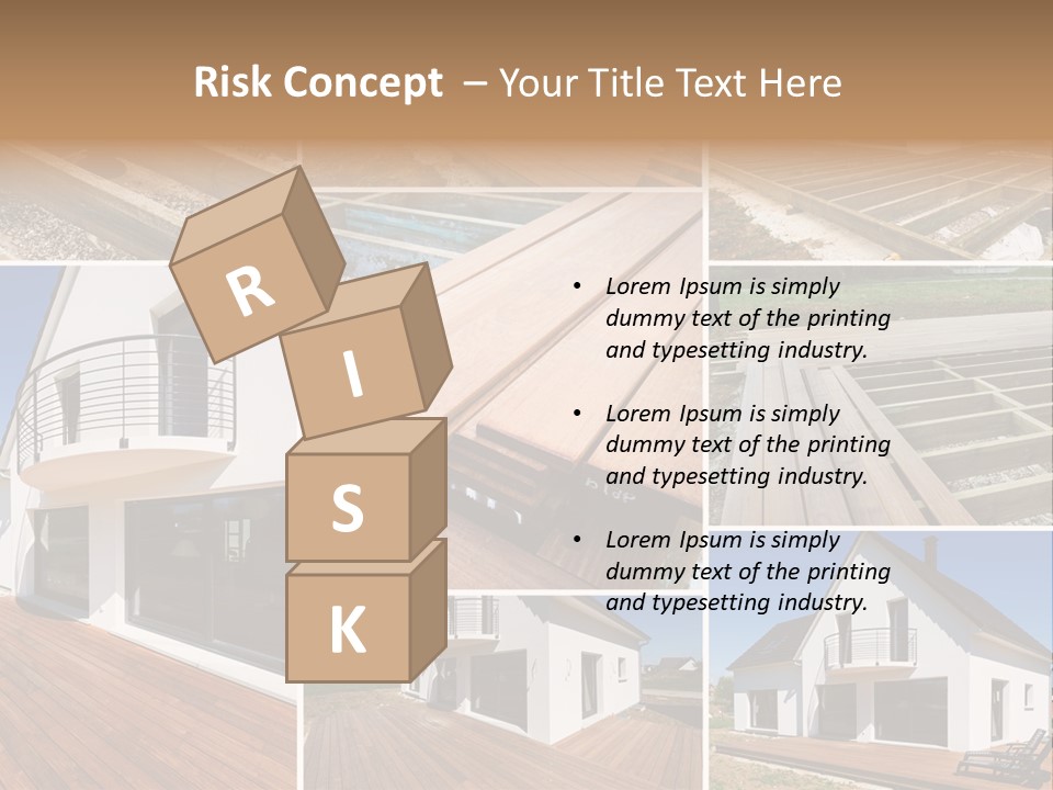 Construction Structure Pose PowerPoint Template