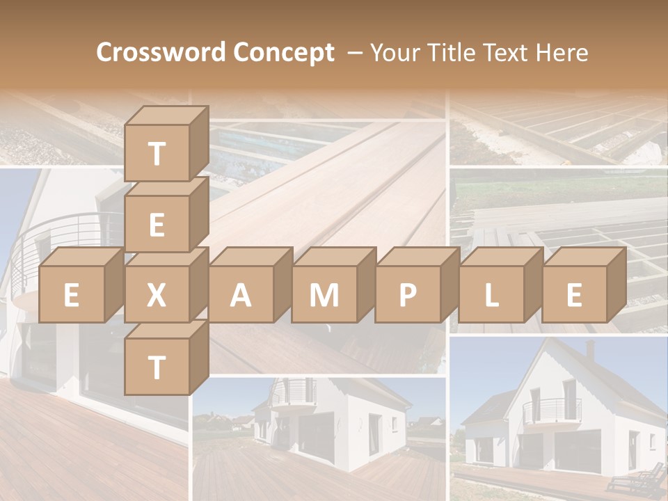 Construction Structure Pose PowerPoint Template