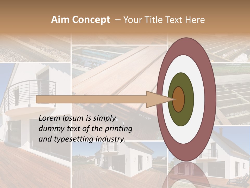 Construction Structure Pose PowerPoint Template