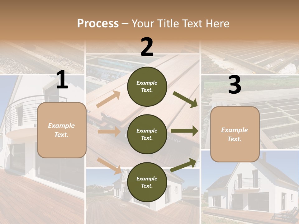 Construction Structure Pose PowerPoint Template