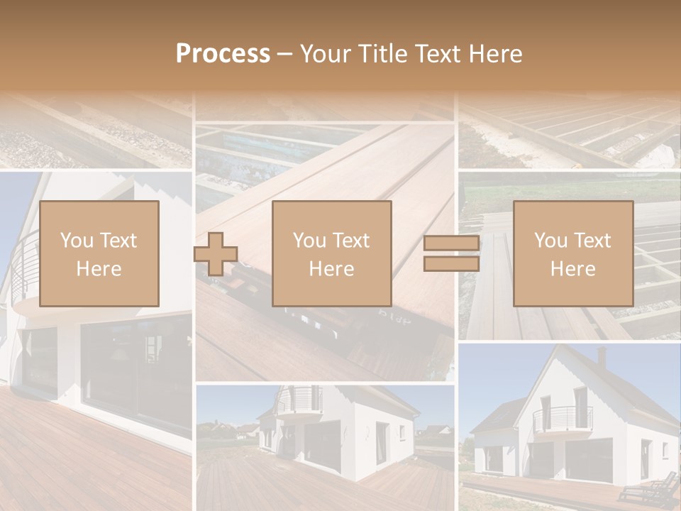 Construction Structure Pose PowerPoint Template
