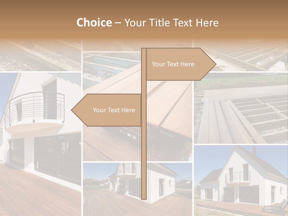Construction Structure Pose PowerPoint Template