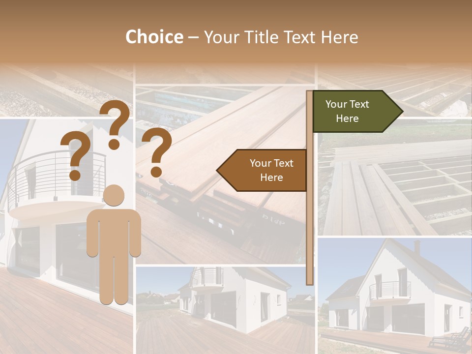 Construction Structure Pose PowerPoint Template