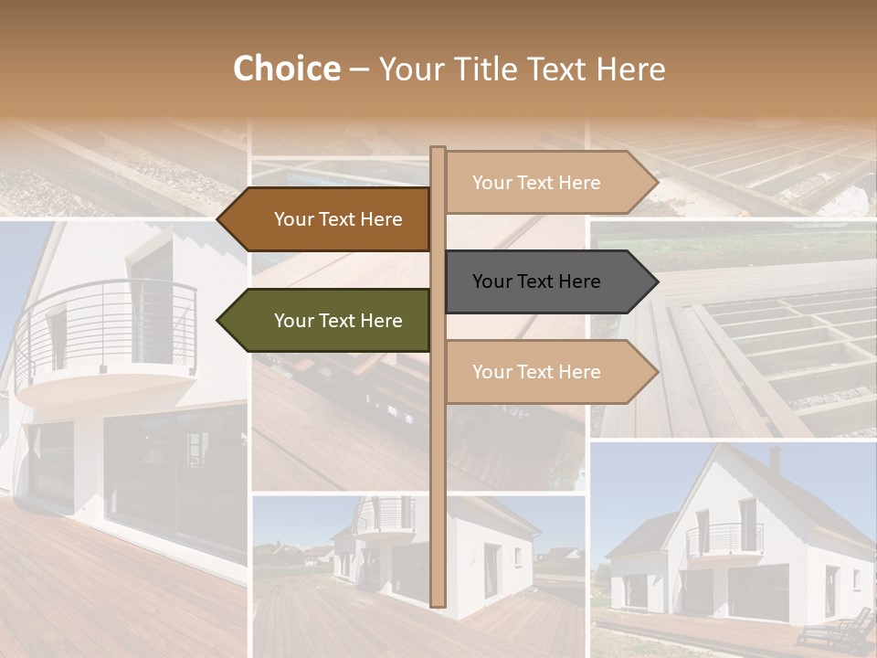 Construction Structure Pose PowerPoint Template