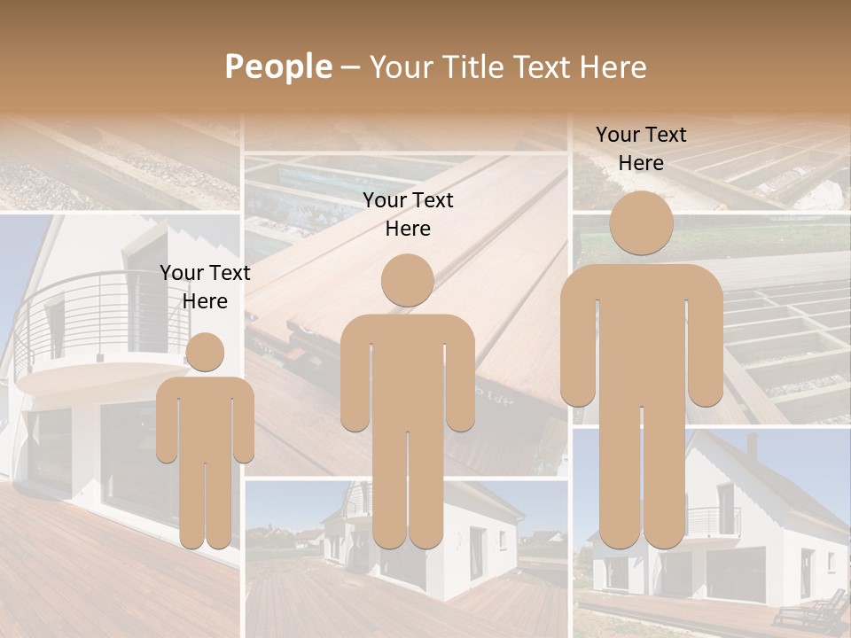 Construction Structure Pose PowerPoint Template