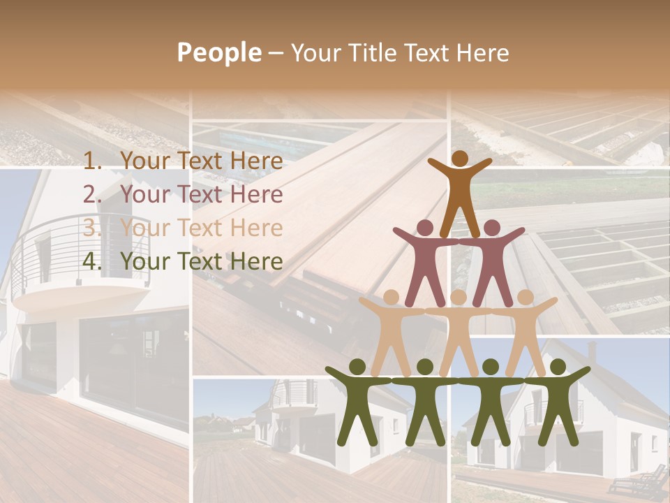 Construction Structure Pose PowerPoint Template