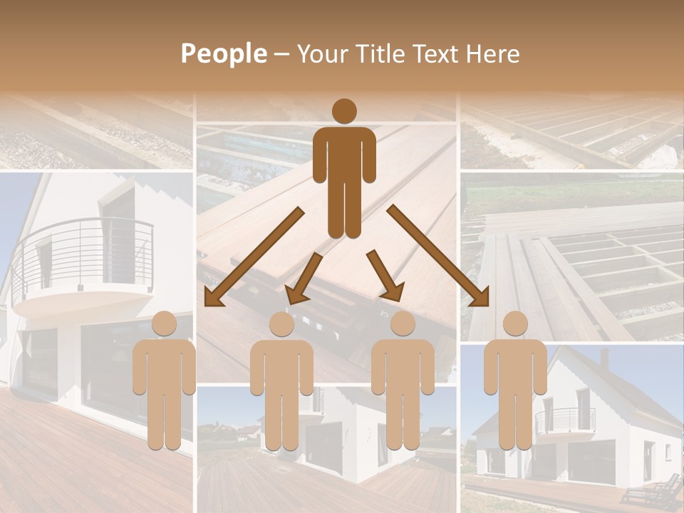 Construction Structure Pose PowerPoint Template