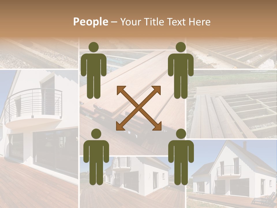 Construction Structure Pose PowerPoint Template