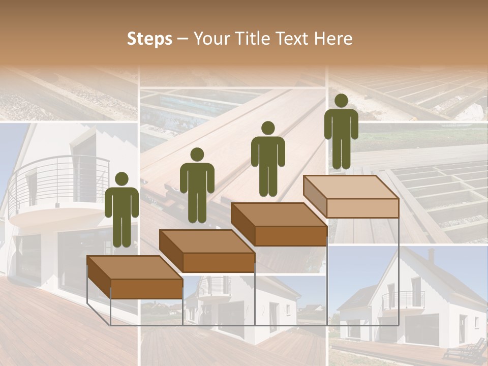 Construction Structure Pose PowerPoint Template
