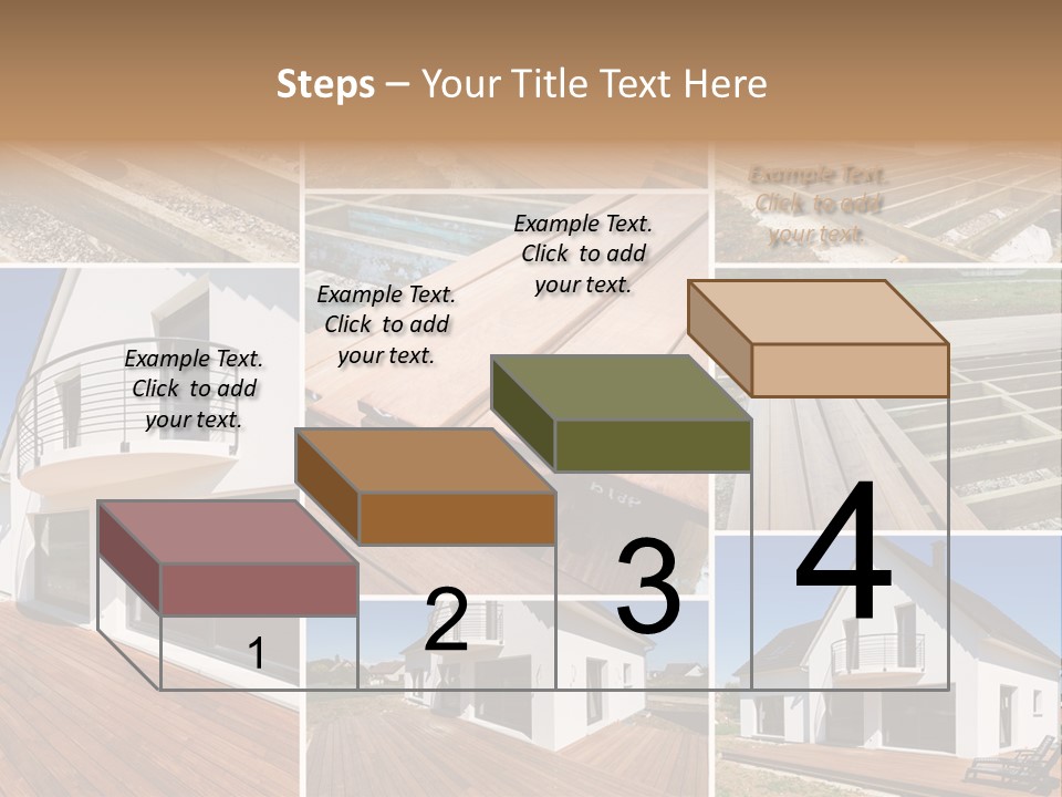 Construction Structure Pose PowerPoint Template