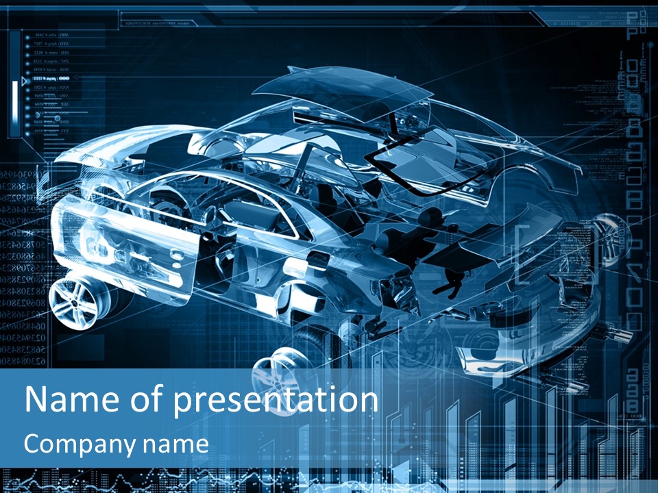 Seats Car Auto PowerPoint Template