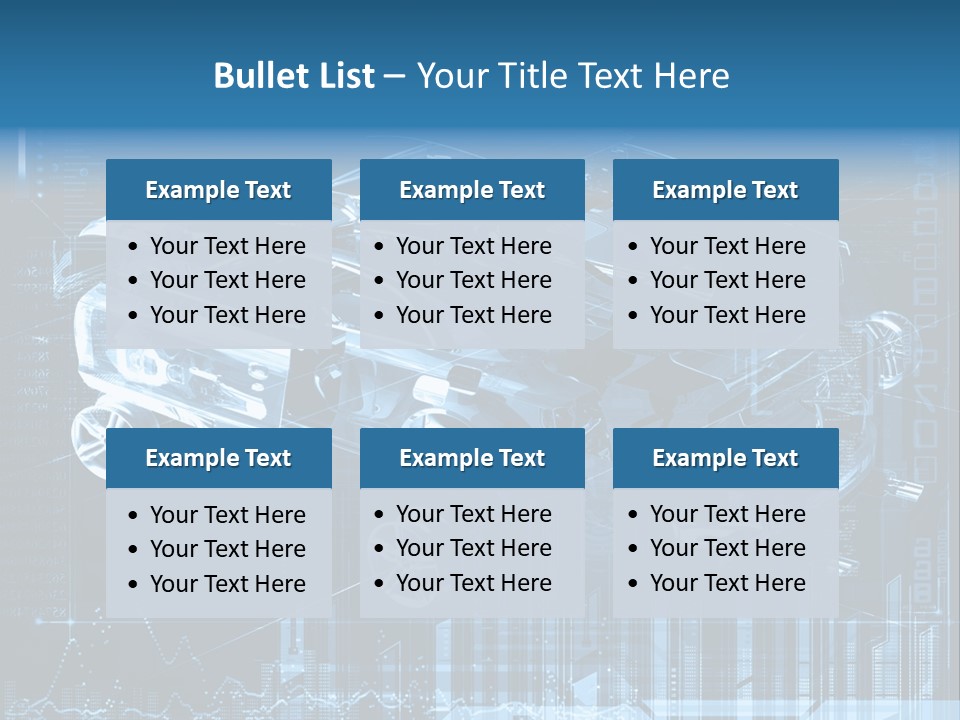 Seats Car Auto PowerPoint Template