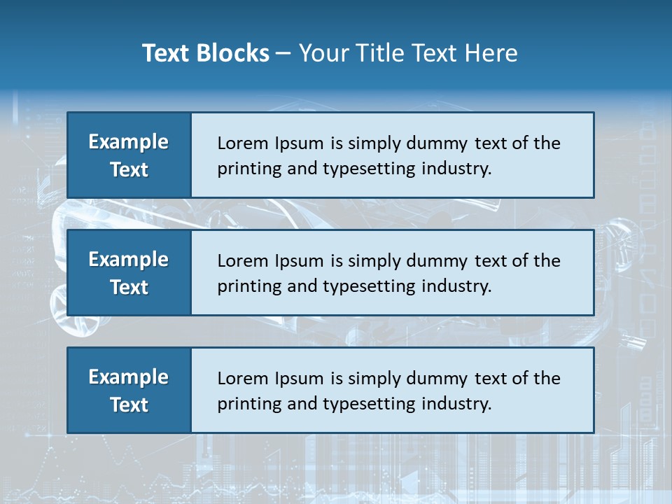 Seats Car Auto PowerPoint Template
