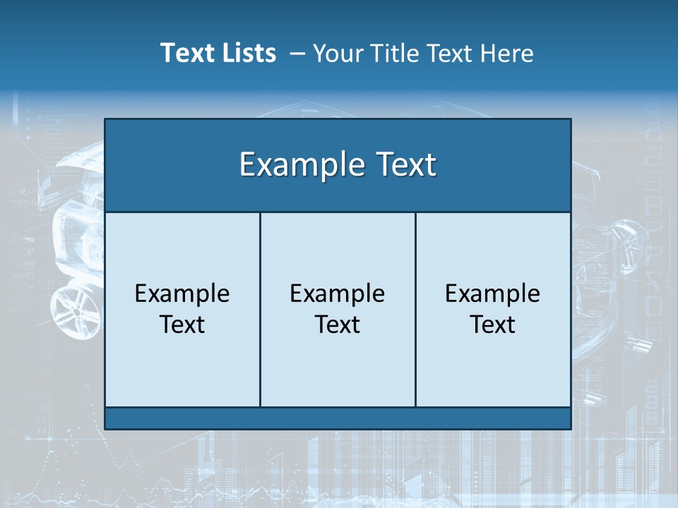 Seats Car Auto PowerPoint Template