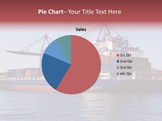 Deliver Unloading Blue PowerPoint Template