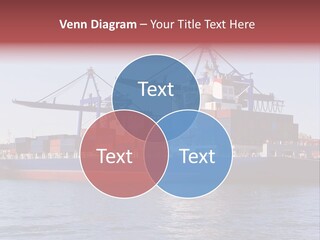 Deliver Unloading Blue PowerPoint Template