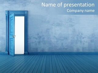 Nobody Stucco Wooden PowerPoint Template