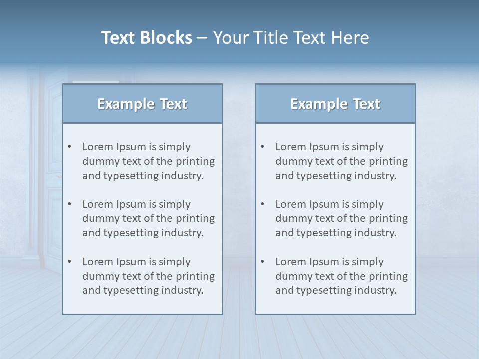 Nobody Stucco Wooden PowerPoint Template