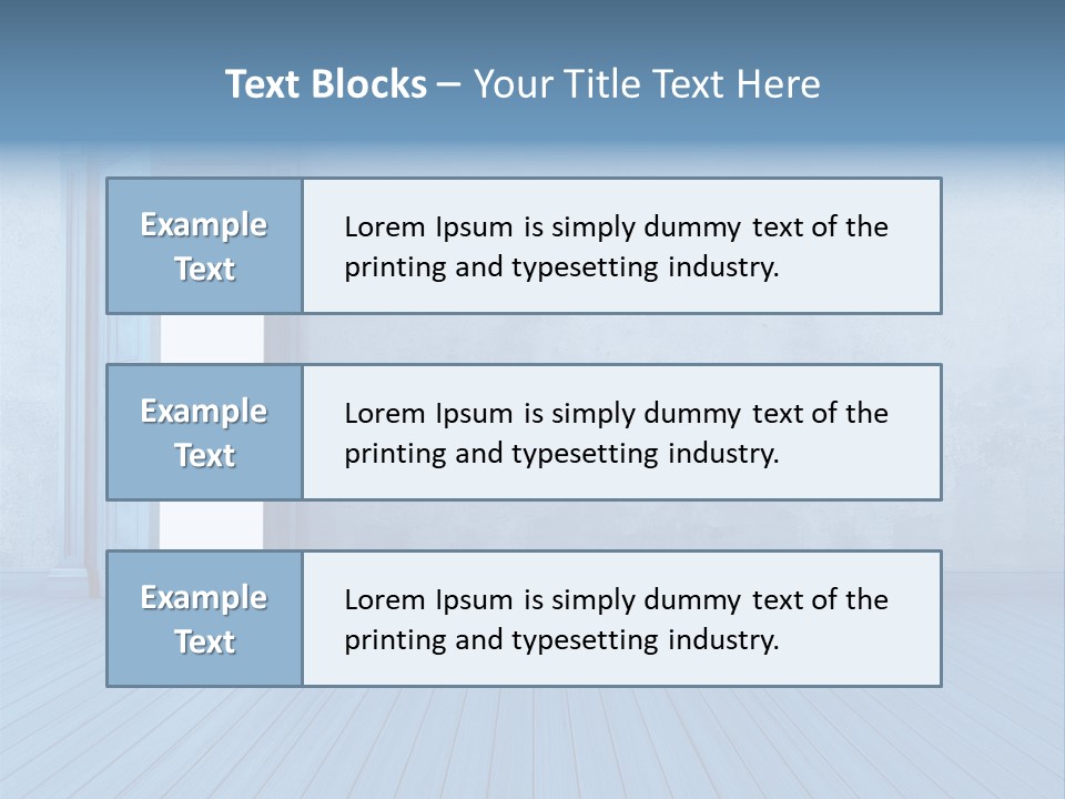 Nobody Stucco Wooden PowerPoint Template