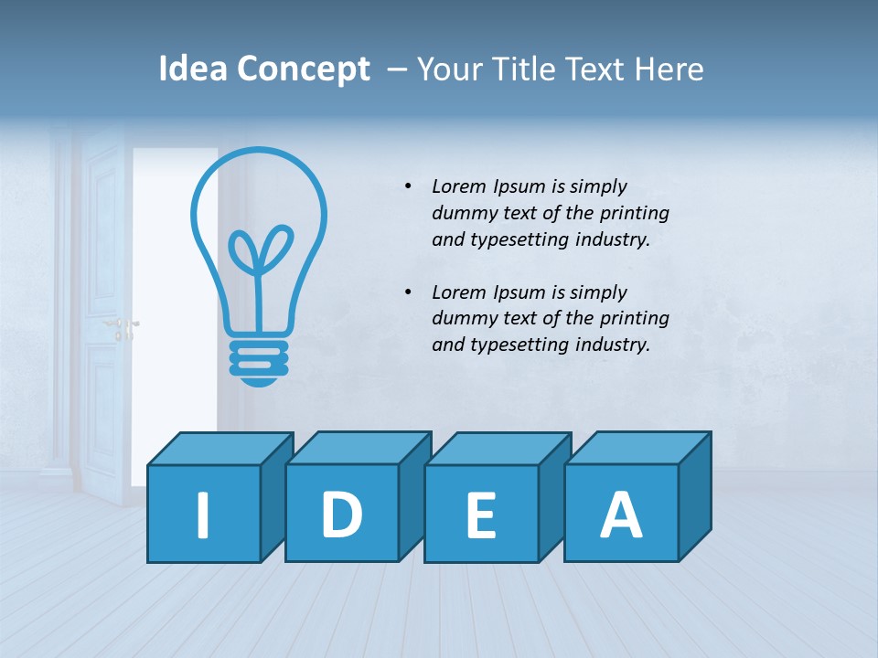 Nobody Stucco Wooden PowerPoint Template