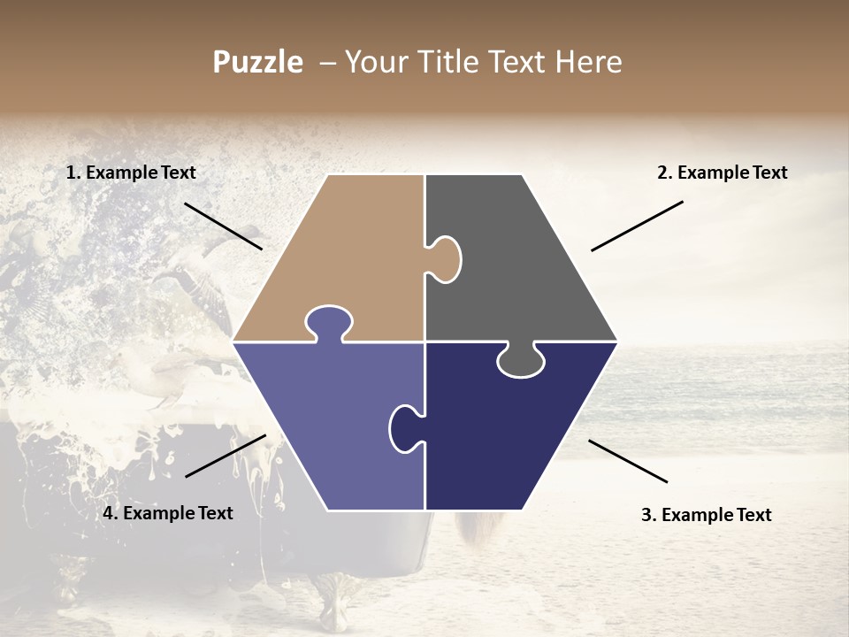 Bathroom Blonde Explosion PowerPoint Template