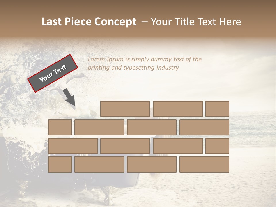 Bathroom Blonde Explosion PowerPoint Template