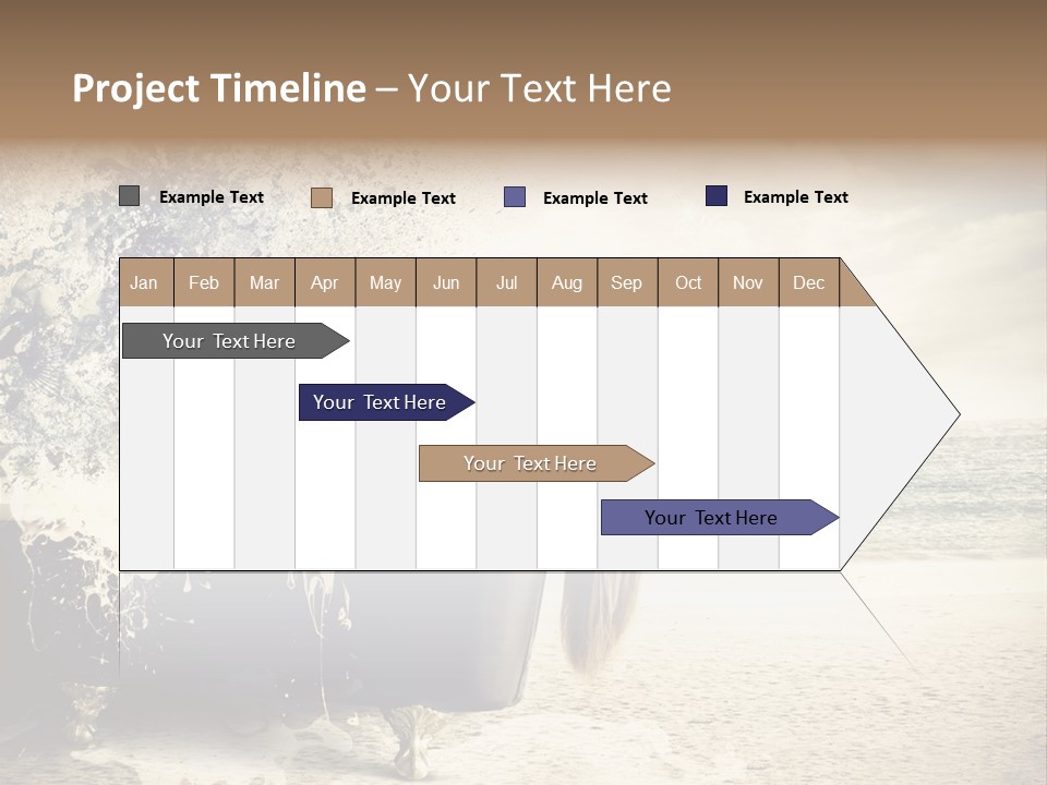 Bathroom Blonde Explosion PowerPoint Template