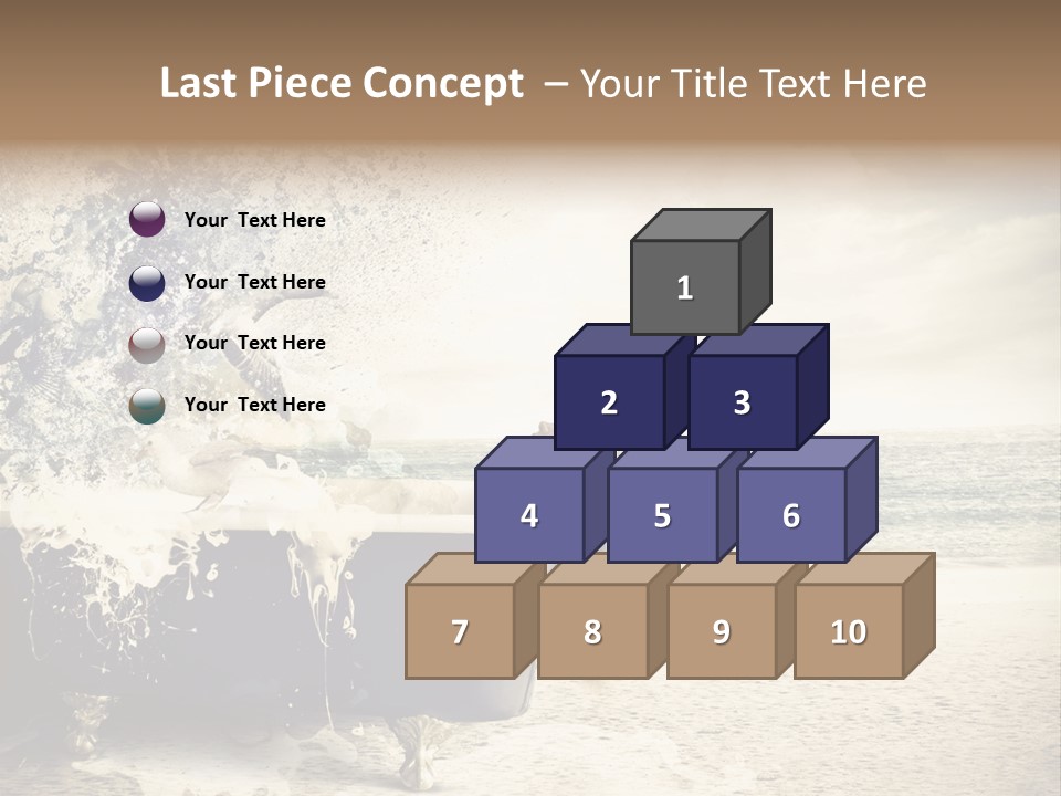 Bathroom Blonde Explosion PowerPoint Template