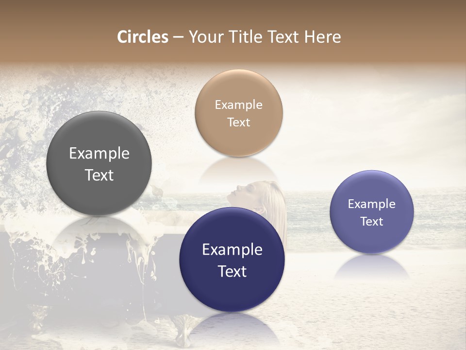 Bathroom Blonde Explosion PowerPoint Template