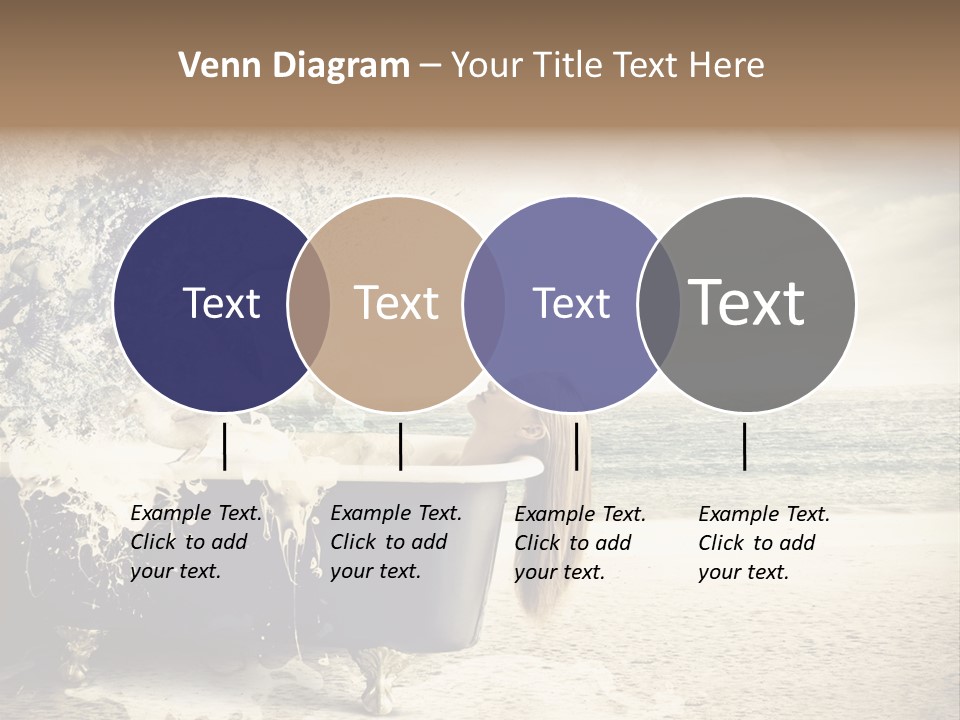 Bathroom Blonde Explosion PowerPoint Template