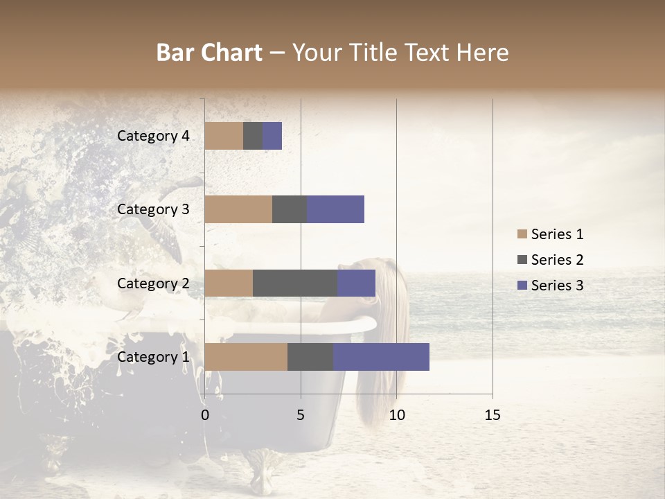 Bathroom Blonde Explosion PowerPoint Template