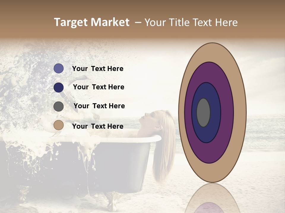 Bathroom Blonde Explosion PowerPoint Template