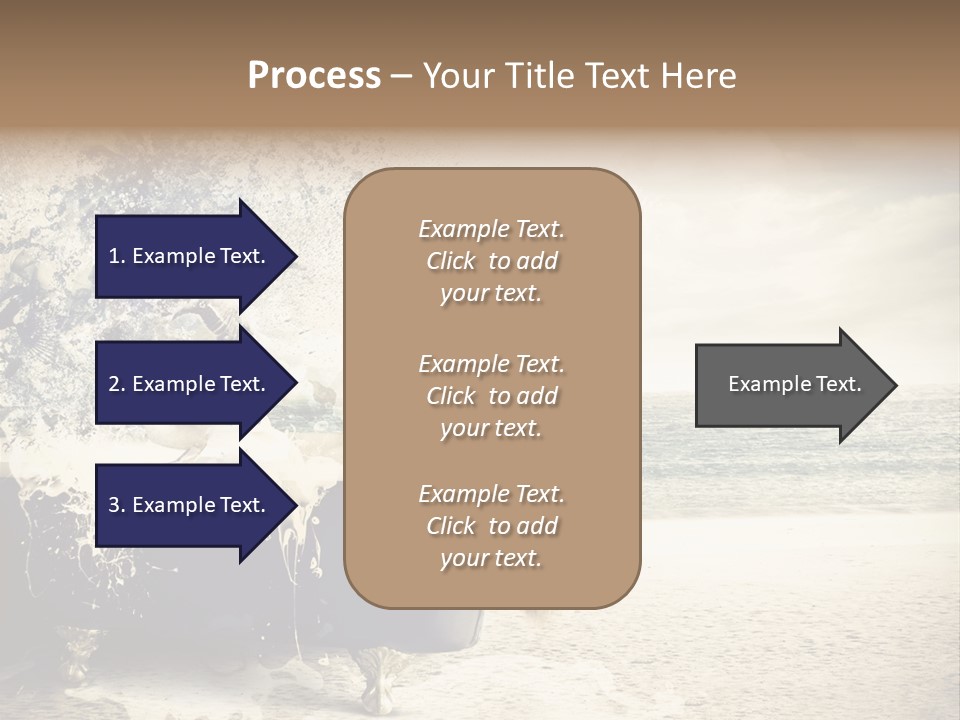 Bathroom Blonde Explosion PowerPoint Template