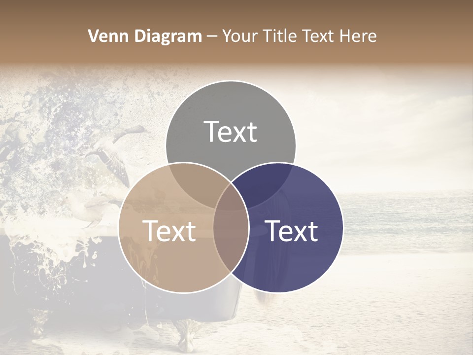 Bathroom Blonde Explosion PowerPoint Template