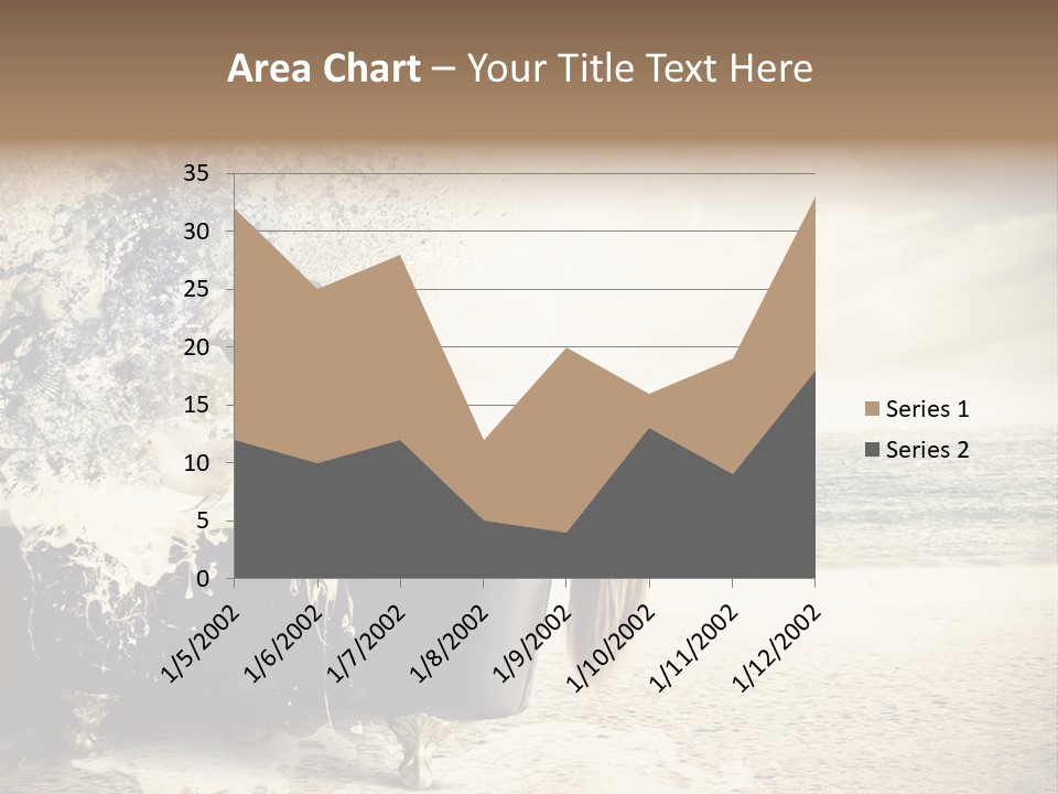 Bathroom Blonde Explosion PowerPoint Template